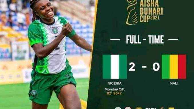 Super Falcons are looking to extend their unbeaten run over Mali in the Aisha Buhari Cup 2021.