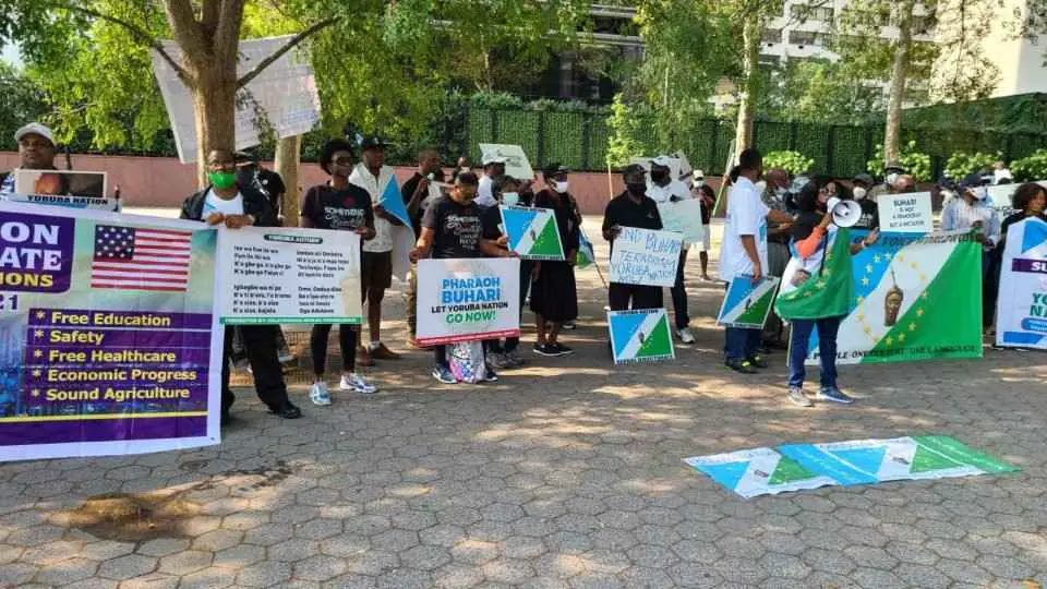 Yoruba Nation agitators, others storm UN headquarters in New York - Punch  Newspapers