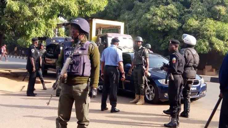 police officers at Abia