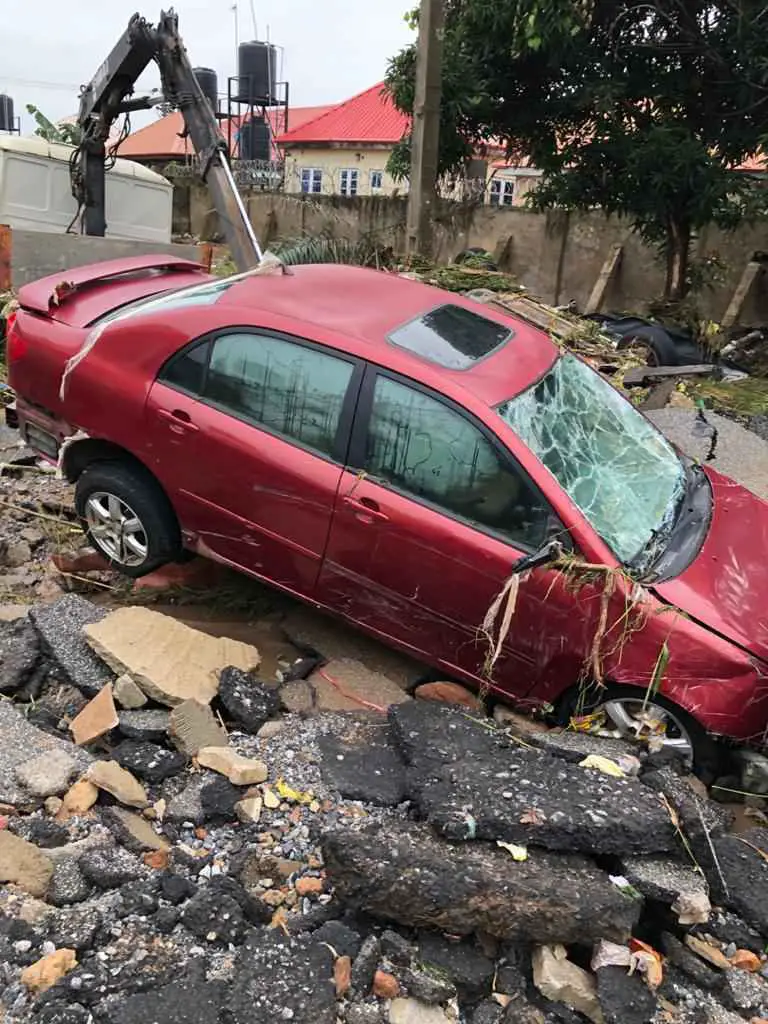 Car Damaged by Flood