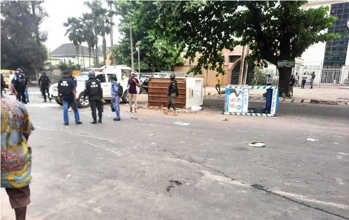 Peace has been restored in Lagos as students protested the death of companions