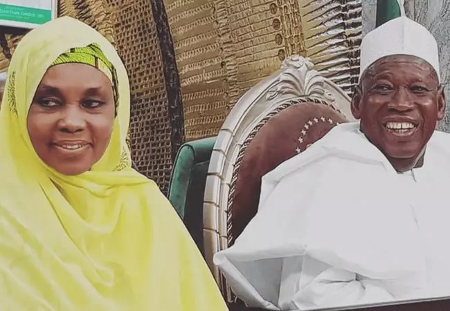 Ganduje&#39;s wife shuns EFCC invitation over alleged fraud reported by son