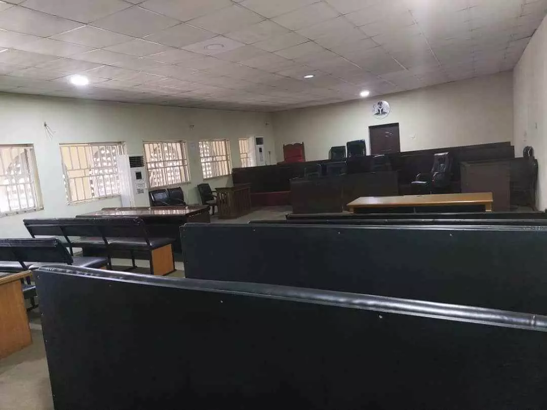 Inside the FCT High Court, Nyanya, Abuja.