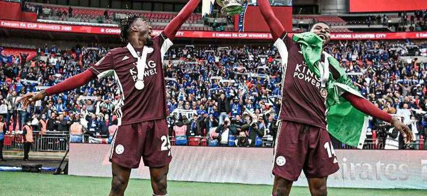 Pinnick Congratulates Ndidi, Iheanacho on FA Cup Win